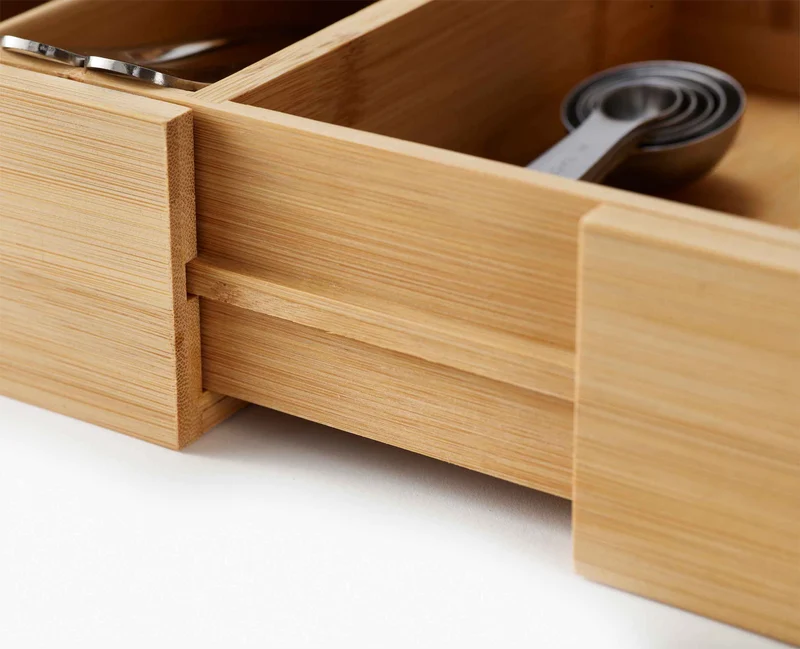 Organisateur de Couverts Extensible Bambou DrawerStore™