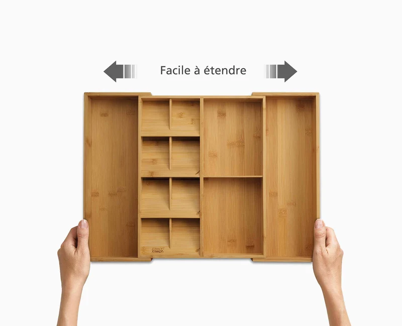 Organisateur de Couverts Extensible Bambou DrawerStore™