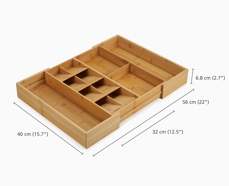 Organisateur de Couverts Extensible Bambou DrawerStore™