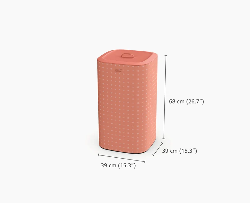 Bac à Linge Double Compartiment 60L Tota Pop Corail