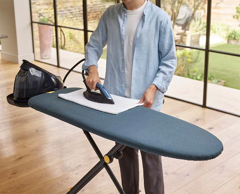 Table à Repasser Bleue 135cm Glide Max Plus