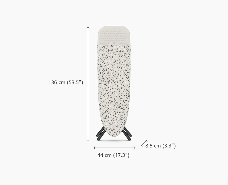 Table à Repasser Écru 130cm Glide Plus