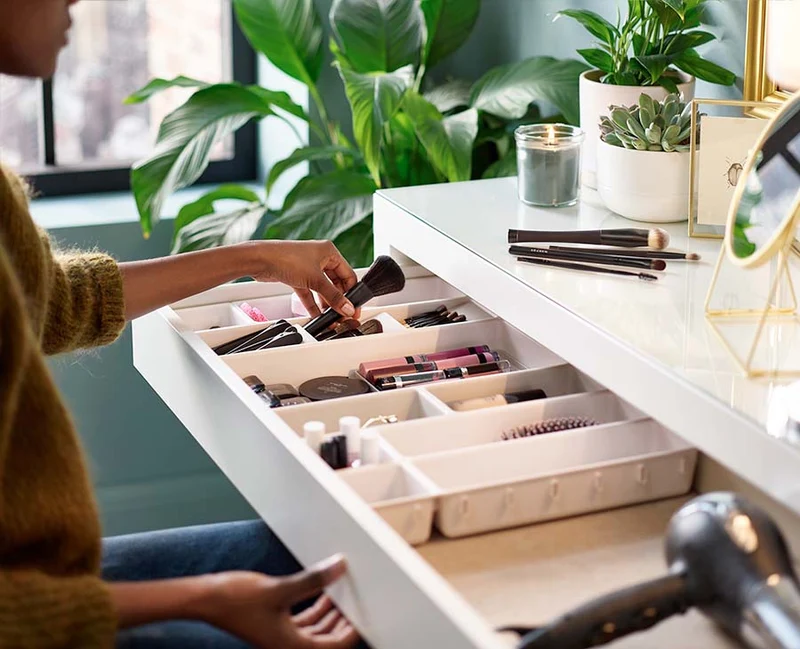 Rangement Maquillage pour Tiroir 12 Pièces