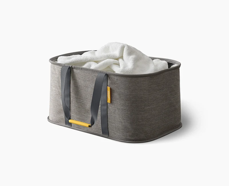 Panier à Linge Pliable Gris 35L Hold-All™