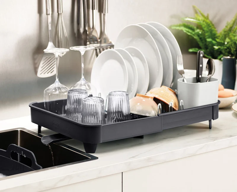 Égouttoir à vaisselle extensible gris Extend™