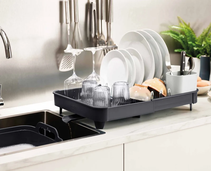 Égouttoir à vaisselle extensible gris Extend™