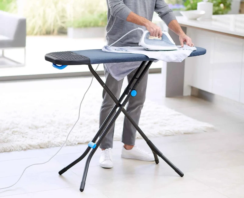 Housse de Table à Repasser Supérieure 130cm Glide Plus Bleu