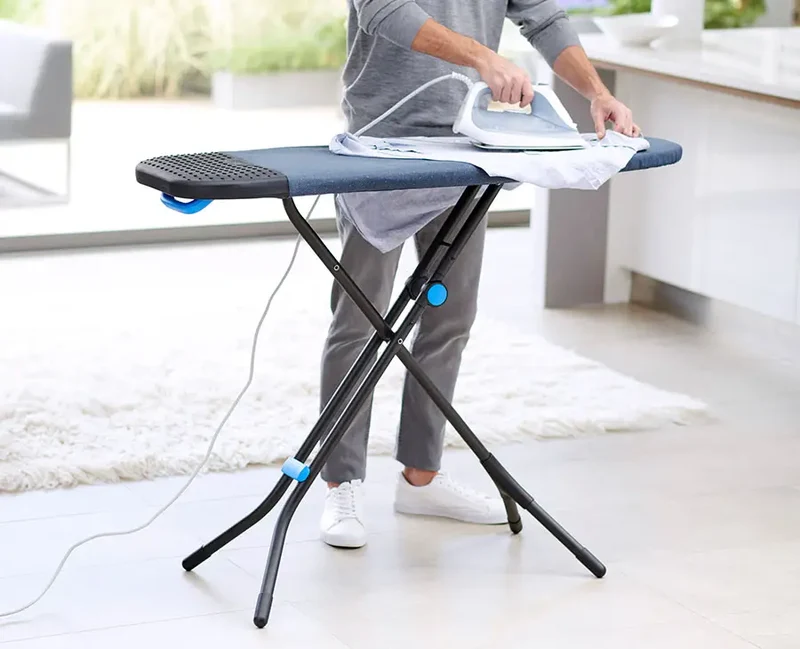 Table à Repasser Bleue 130cm Glide Plus