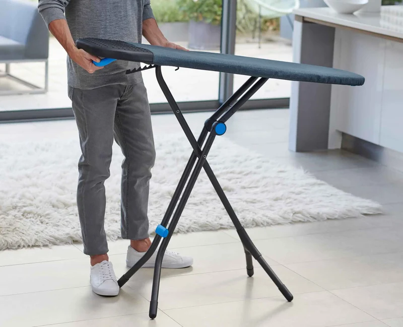 Table à Repasser Bleue 130cm Glide Plus