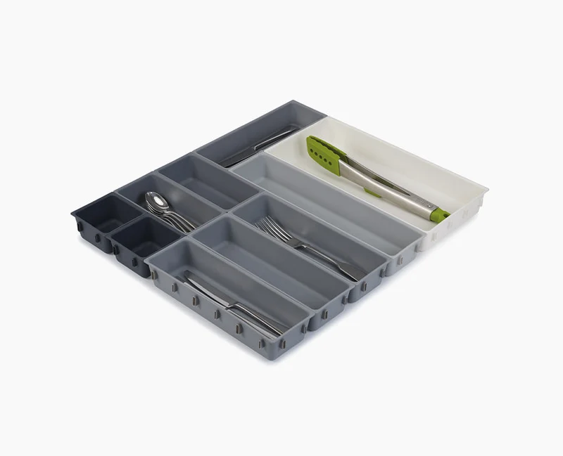 Set Compartiment de Rangement 10 pièces en Gris Blox™