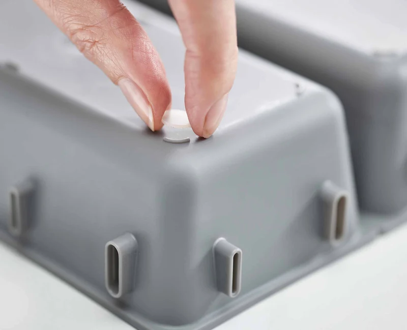 Set Compartiment de Rangement 10 pièces en Gris Blox™