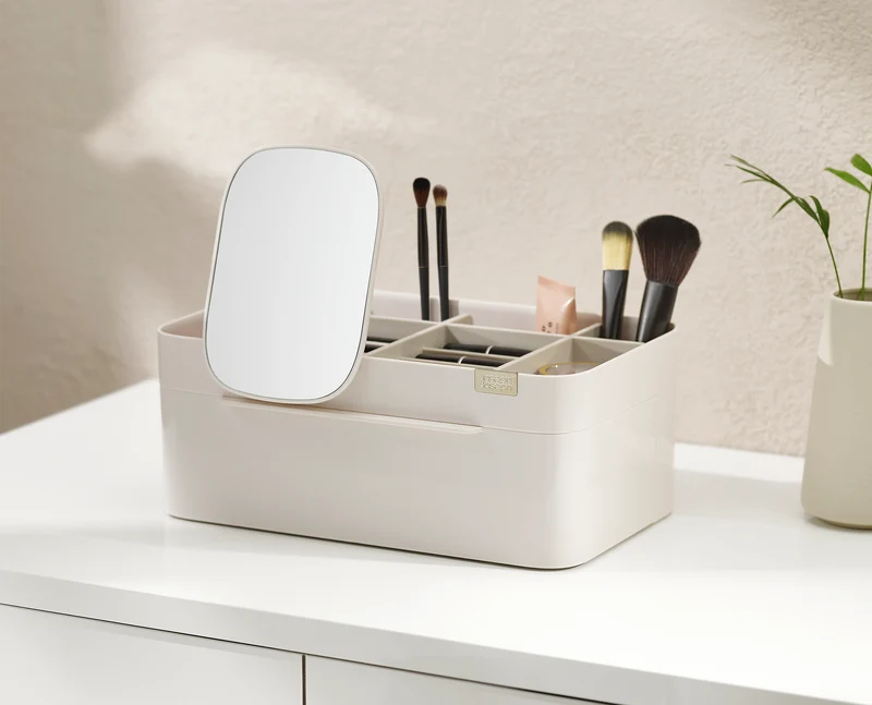 Grand Rangement Maquillage Avec Miroir Viva