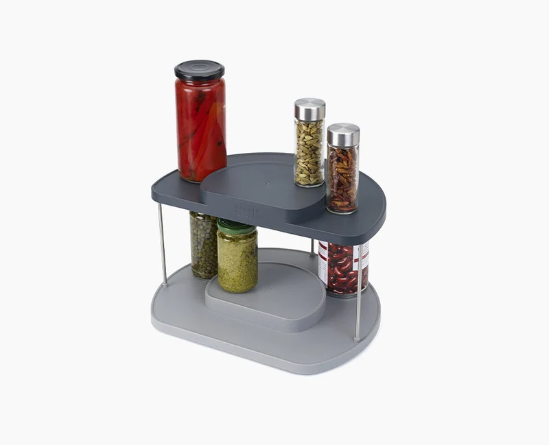 Organisateur Rotatif à 2 Niveaux pour Placard de Cuisine CupboardStore™