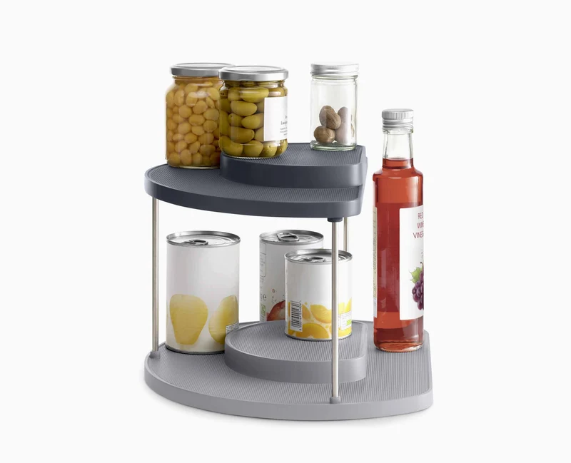 Organisateur Rotatif à 2 Niveaux pour Placard de Cuisine CupboardStore™