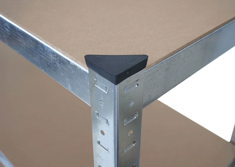 Étagère pour charges lourdes rangement 160x80x40cm capacité de charge jusqu'à 320kg métal galvanisée 04_0003399
