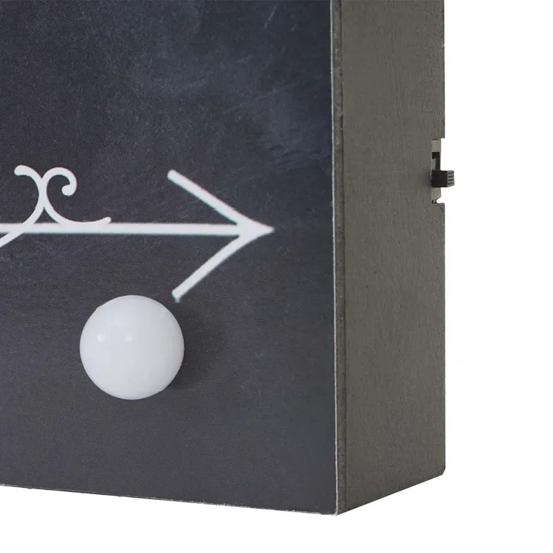 Tableau illuminé murale LED image ampoule 25x20cm Love 04_0003560