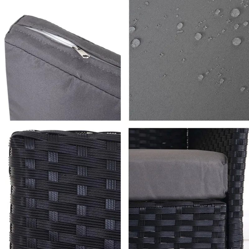 2x fauteuils chaises de jardin en polyrotin anthracite coussins anthracite 04_0000467