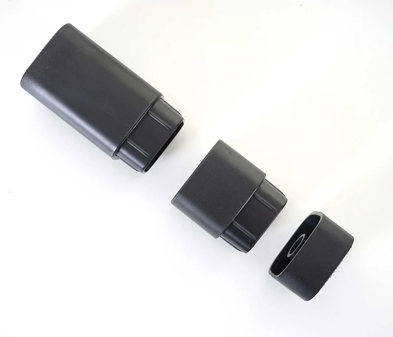 Support de moniteur support d'écran réhausseur d'écran en plastique 13x43x33cm plastique noir 04_0001034