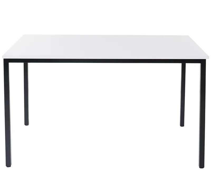 Bureau table de conférence 120x80cm MDF blanc 04_0001393