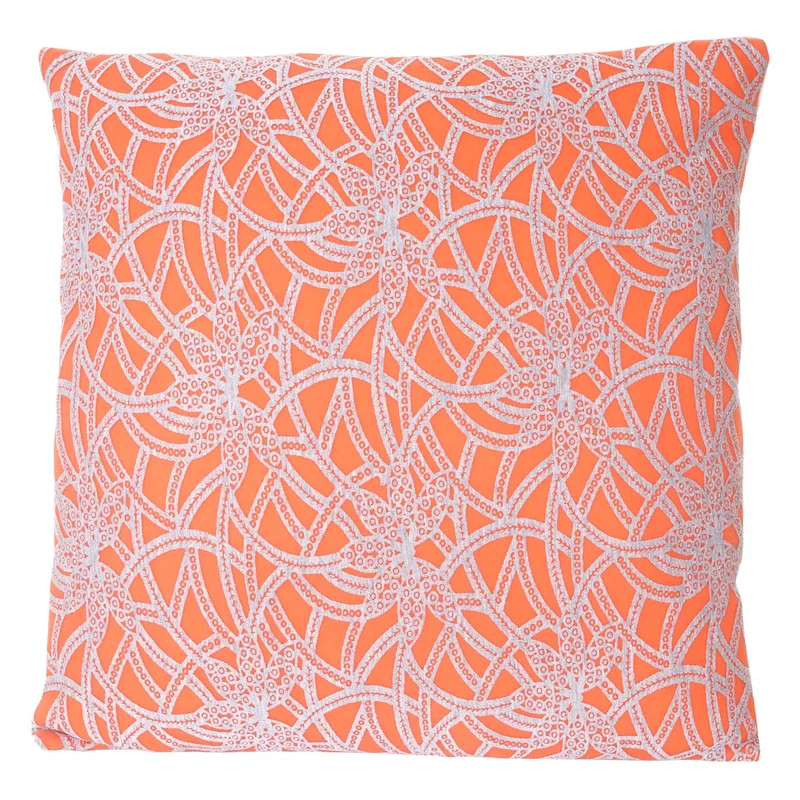 Ensemble de 2 oreillers déco baroques fleurs canapé coussins avec remplissage 45x45cm 04_0002971