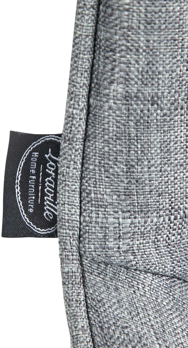 Lot de 2 tabourets de bar pivotant forme ergonomique surpiqûres décoratives en tissu gris cadre en métal noir 10_0006182