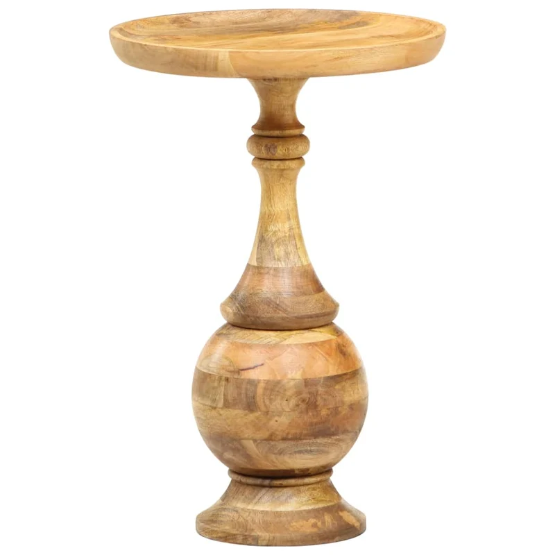 Table d'appoint support de plantes 43 x 43 x 66 cm bois de manguier massif brun DEC032520