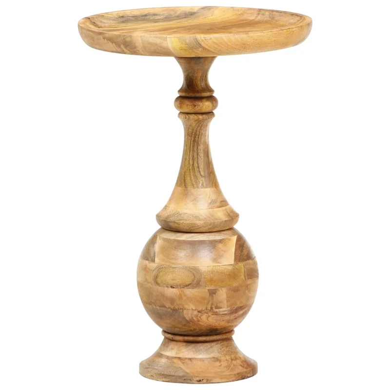 Table d'appoint support de plantes 43 x 43 x 66 cm bois de manguier massif brun DEC032520