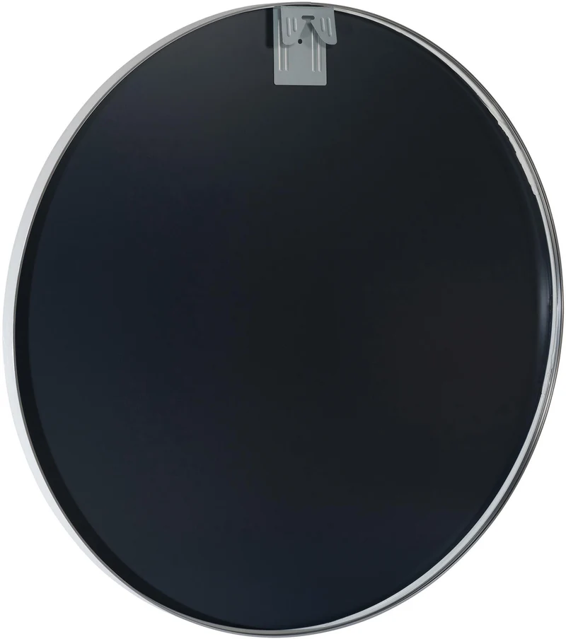 Miroir mural rond en métal argenté diamètre 80 cm 10_0008440