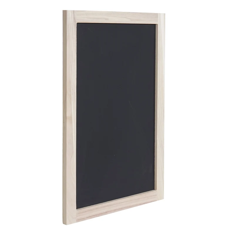 Lot de 2 tableaux muraux ardoise tableau à craies 60x40cm 04_0000463