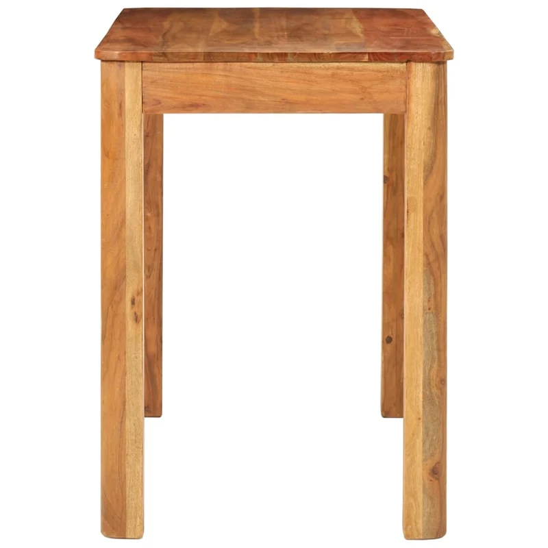 Table de salle à manger design moderne 110 x 55 x 76 cm bois d'acacia massif DEC036692