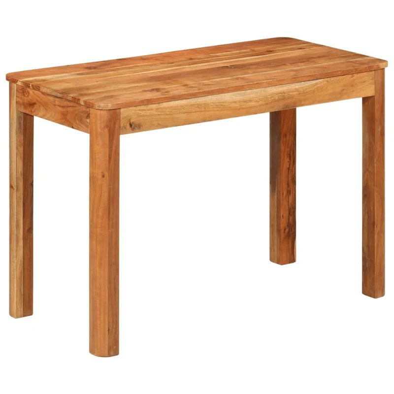 Table de salle à manger design moderne 110 x 55 x 76 cm bois d'acacia massif DEC036692