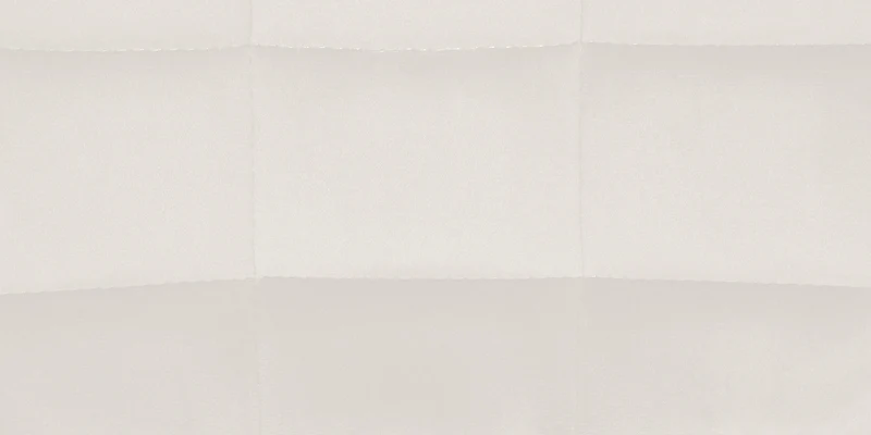 Lot de 2 tabourets de bar structure métallique noir assise en velours crème avec surpiqûres 10_0004444