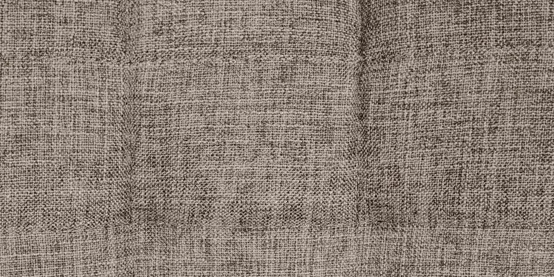 Lot de 2 tabourets de bar en tissu couleur taupe avec surpiqûres décoratives carrées cadre métal noir avec repose-pieds 10_0006069