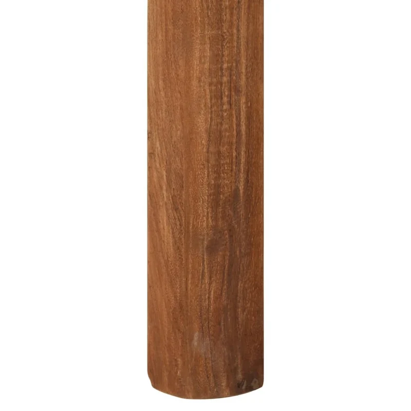 Table d’appoint multifonction en bois massif d'acacia finition couleur miel 110 x 55 x 106cm DEC036418