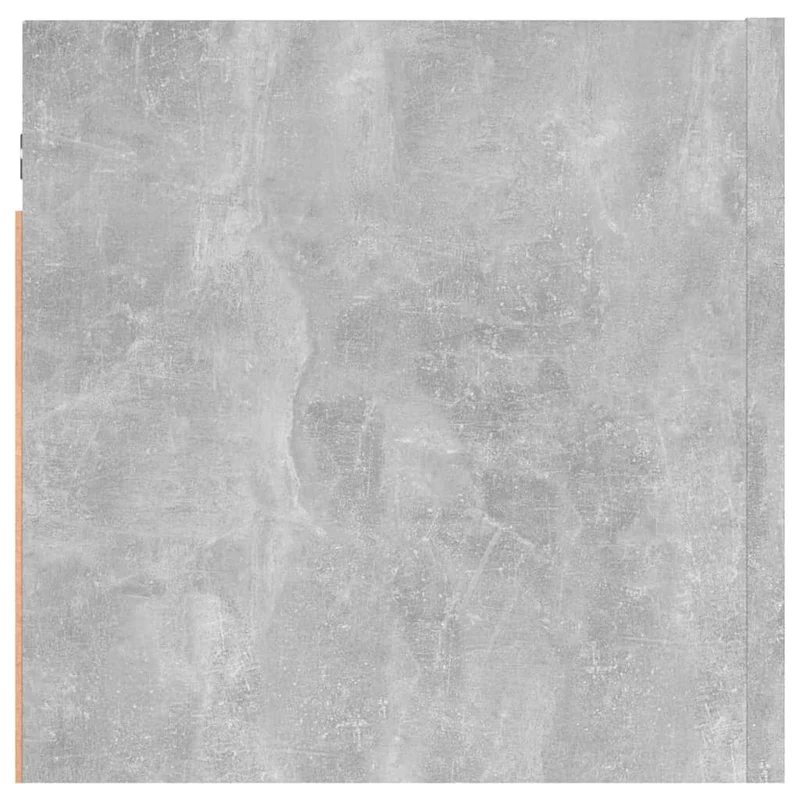 Lot de 2 tables de chevet murale avec compartiment avec porte 30,5 x 30 x 30cm bois d'ingénierie gris DEC035896