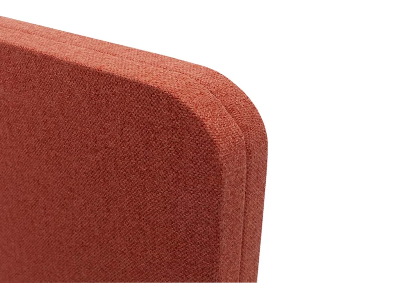 Cloison acoustique paravent de bureau séparateur de pièce panneau d'affichage à double paroi 147x80 cm en tissu marron 04_0006420