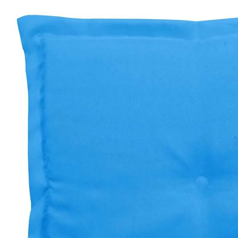 Coussin de banc de jardin Bleu 200 x 50 x 3 cm DEC021739