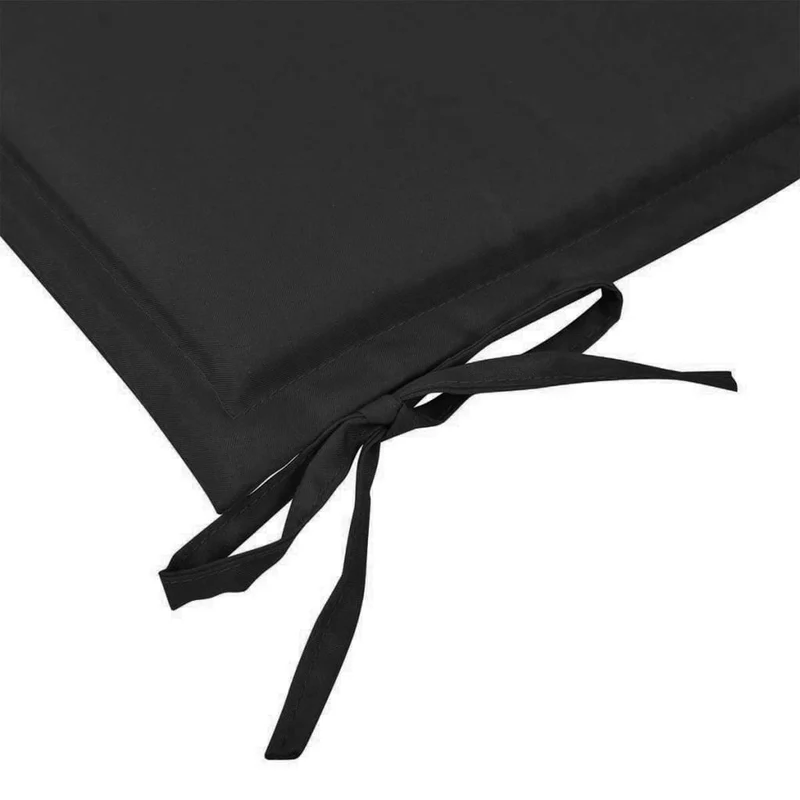 Coussin de banc de jardin Noir 150 x 50 x 3 cm DEC021747