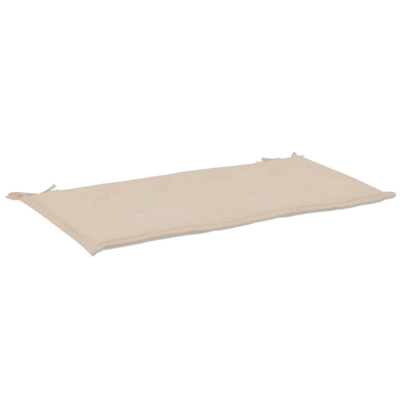 Coussin de banc de jardin Crème 100 x 50 x 3 cm DEC021558