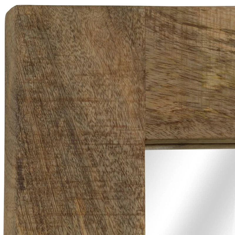 Miroir mural en bois massif de manguier 50 x 110 cm DEC022725