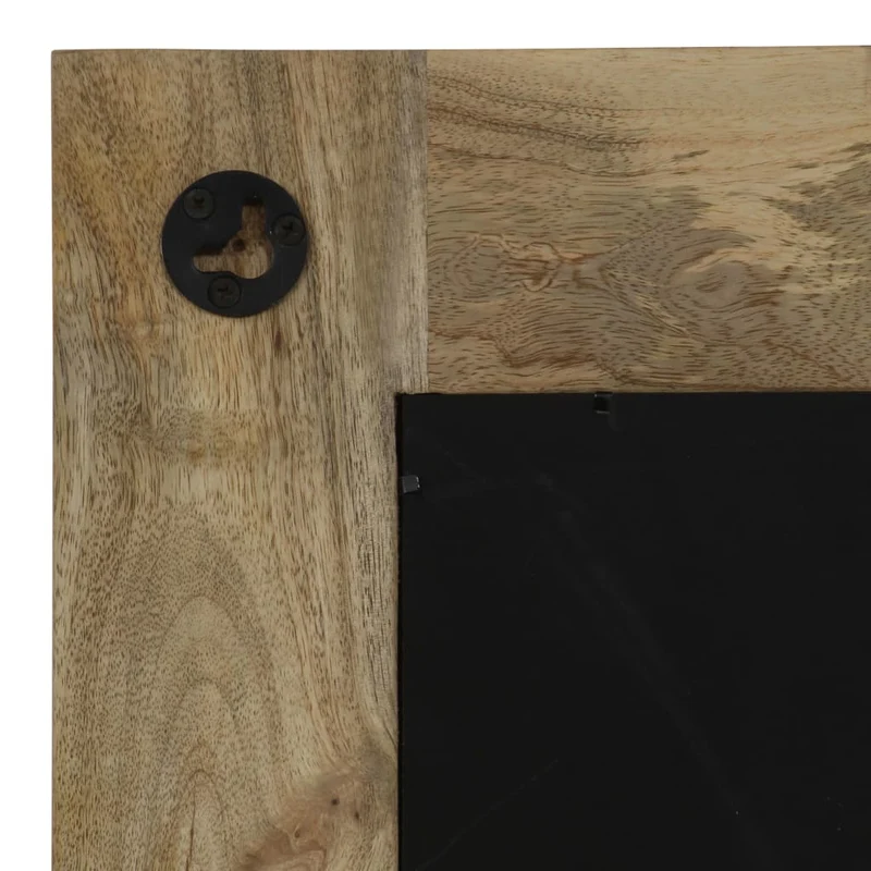 Miroir mural en bois massif de manguier 50 x 110 cm DEC022725