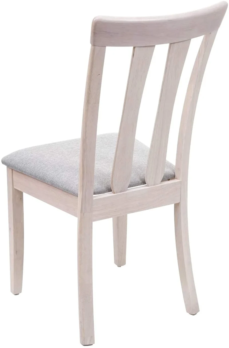 Lot de 2 chaises de salle à manger hauteur 96 cm dossier haut style sobre et élégant en tissu noir et bois gris CDS04464