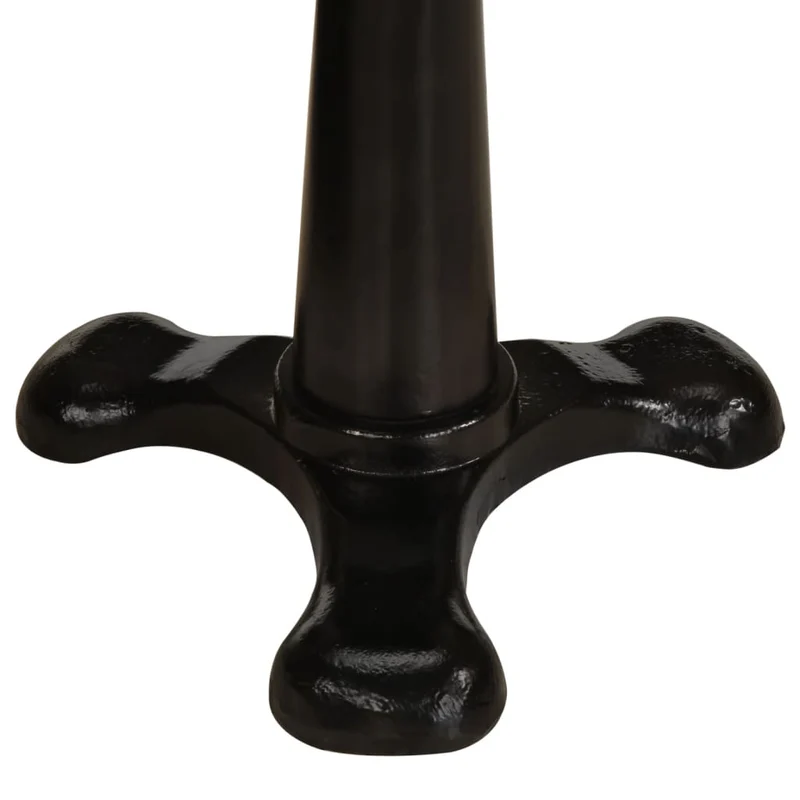 Lot de 2 tabourets de bar chaises hautes design industriel en cuir véritable marron et fonte DEC029764