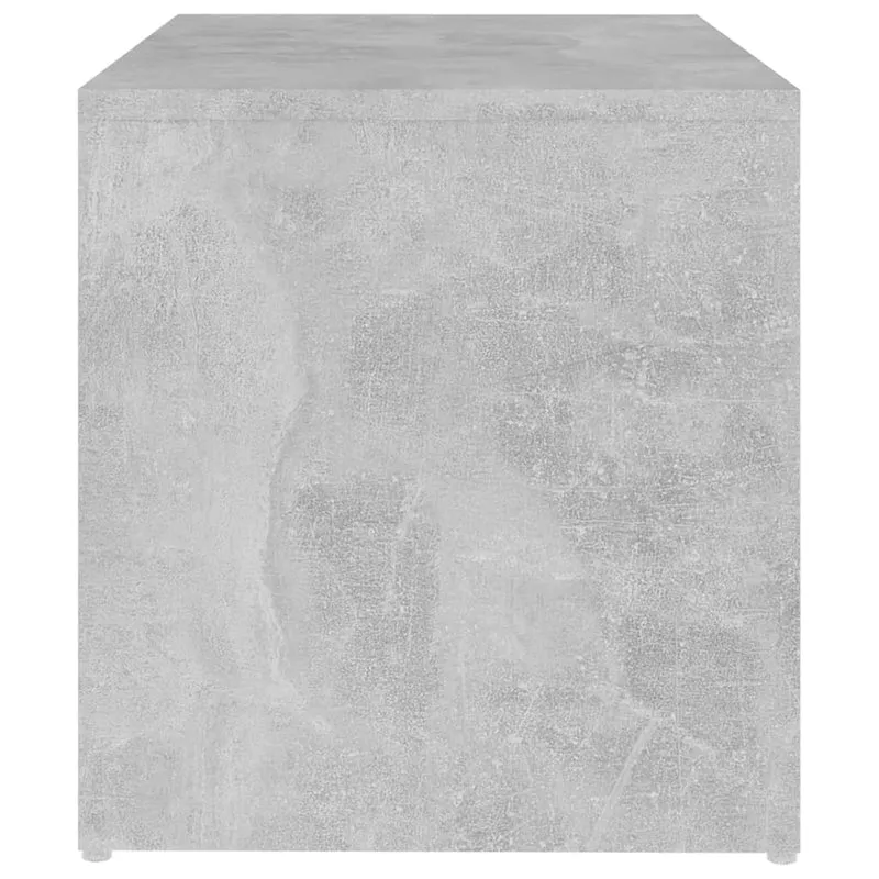 Table d'appoint bout de canapé 59 x 36 x 38 cm en aggloméré gris DEC032460