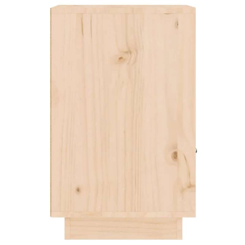 Tables de chevet 2 pcs 40 x 34 x 55 cm bois de pin massif brun DEC034806