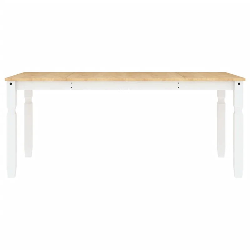 Table de salle à manger design moderne 180 x 90 x 75 cm bois massif de pin DEC036856