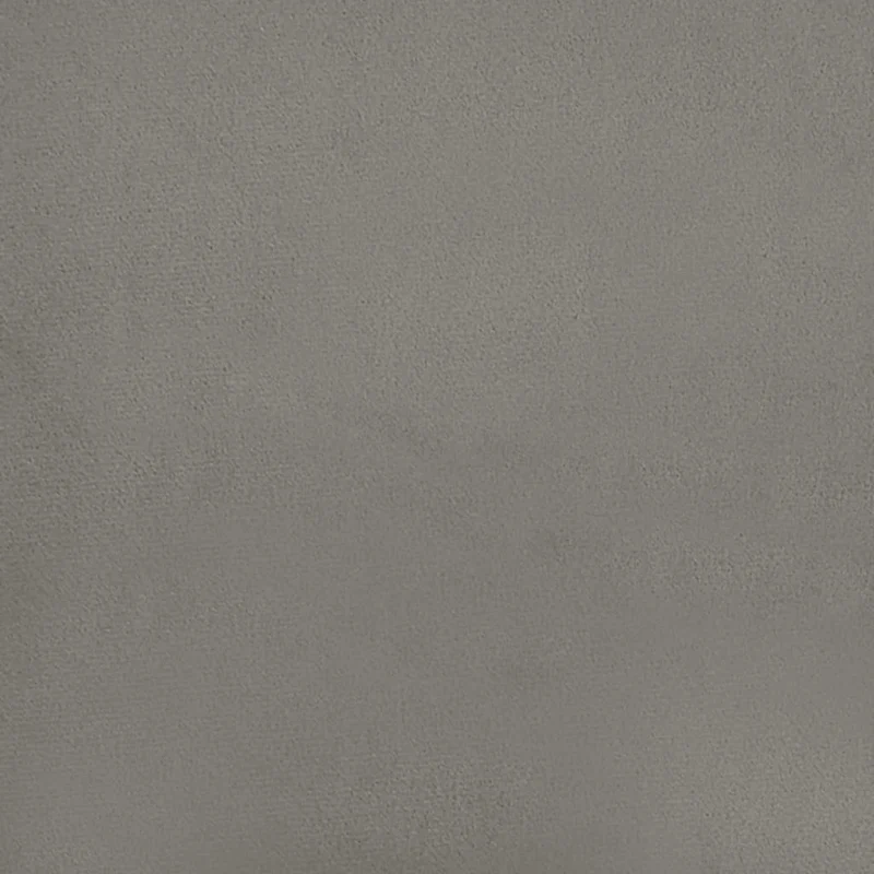 Sommier à lattes sur pieds cadre de lit 120x200 cm tissu velours gris clair TDL0207202