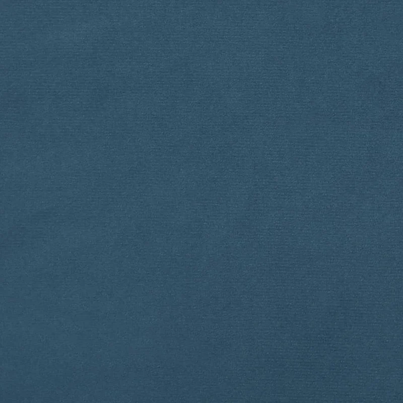 Sommier à lattes sur pieds cadre de lit 90x190 cm tissu velours bleu foncé TDL0207302