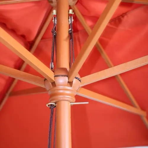 Parasol de jardin 2x3m polyester/bois 6kg terracotta 04_0003819