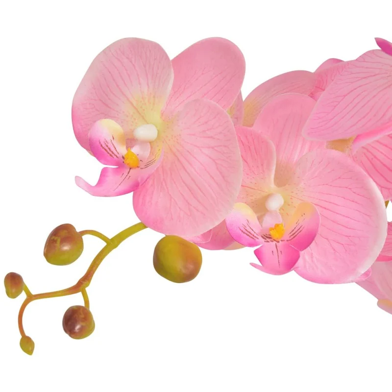Plante artificielle avec pot orchidée 65 cm rose DEC021905